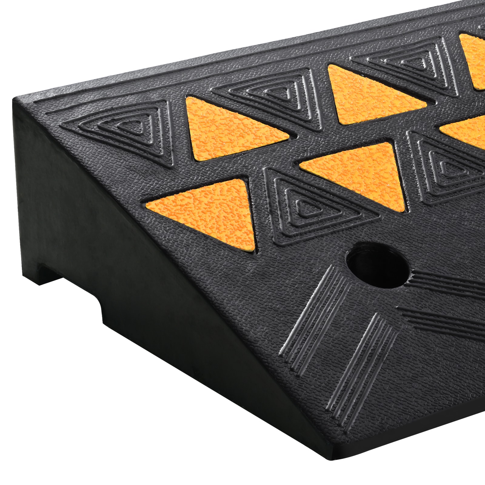 Heavy Duty Rubber Curb Ramp For Driveways And Sidewalk Access_voghion.com